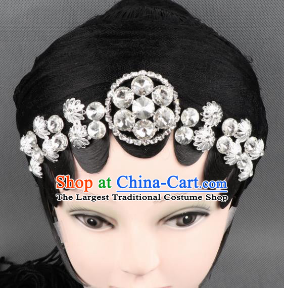 Asian Chinese Beijing Opera Diva Hair Accessories Ancient Princess Crystal Hairpins for Women