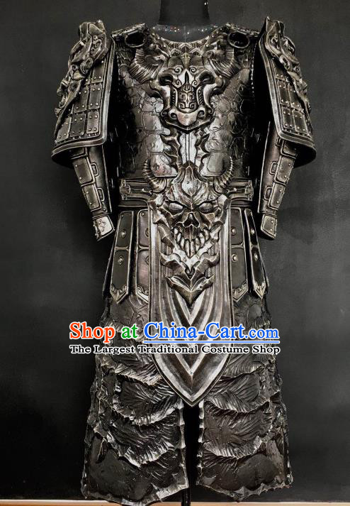 Chinese Han Dynasty Warrior Costume Ancient Drama General Body Armor Complete Set