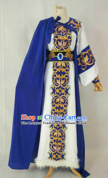 Chinese Traditional Beijing Opera Niche Clothing Ancient Prince Embroidered Costume for Men