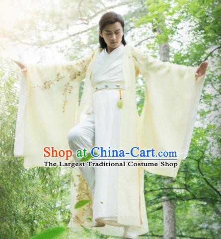 Drama Queen Dugu Chinese Ancient Northern Zhou Dynasty Swordsman Historical Costume for Men