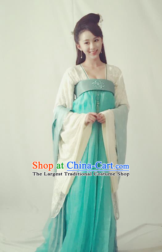 Drama Queen Dugu Ancient Hanfu Dress Chinese Sui Dynasty Princess Historical Costume for Women