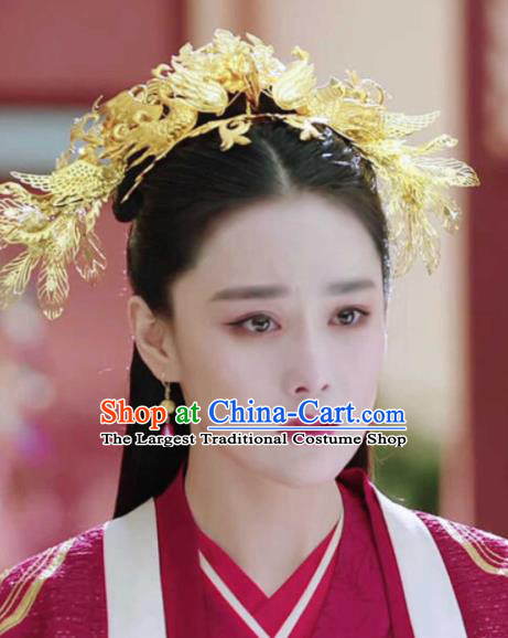 Traditional Chinese Handmade Wedding Phoenix Coronet Hairpins Ancient Imperial Consort Hair Accessories for Women