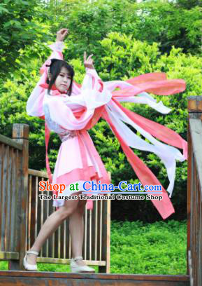 Chinese Traditional Cosplay Peri Costume Ancient Swordswoman Hanfu Dress for Women