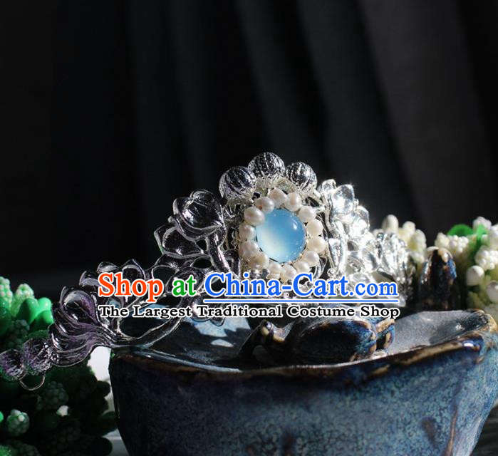 Traditional Chinese Ancient Hanfu Pearls Hair Clip Princess Hairpins Handmade Hair Accessories for Women