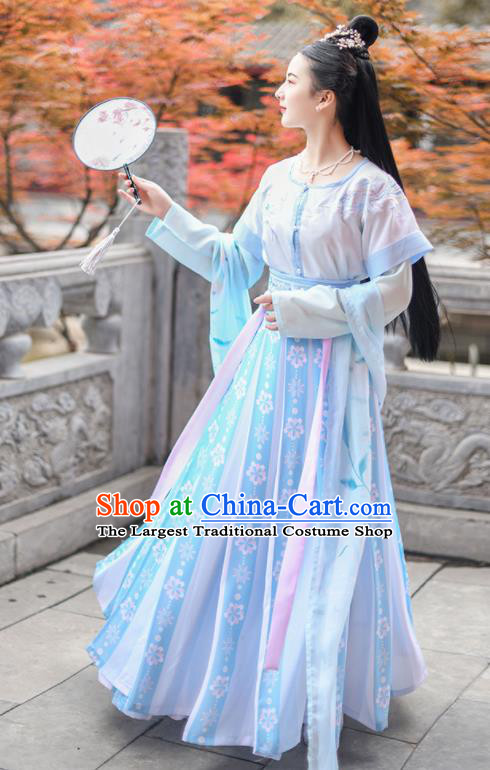 Chinese Ancient Tang Dynasty Princess Hanfu Dress Antique Traditional Court Lady Historical Costume for Women