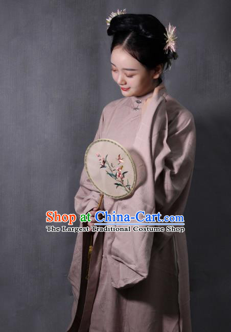 Chinese Traditional Ming Dynasty Dowager Hanfu Dress Ancient Court Countess Replica Costumes for Women