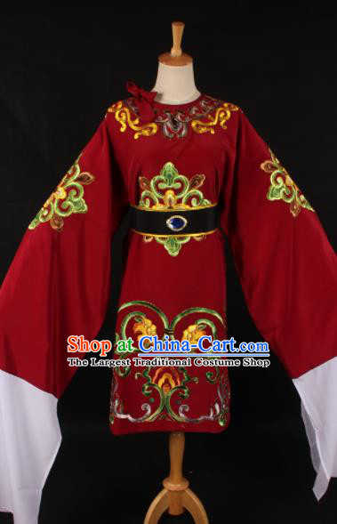 Chinese Traditional Shaoxing Opera Dowager Countess Red Dress Ancient Peking Opera Costume for Women