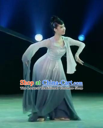 Traditional Chinese Classical Dance Mo Wu Qing Lan Costume Stage Show Beautiful Dance Dress for Women