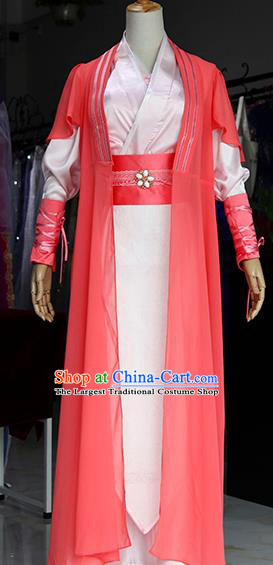 Chinese Ancient Drama Female Swordsman Costumes Traditional Ming Dynasty Imperial Bodyguard Dress for Women