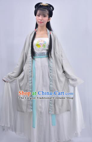 Chinese Traditional Song Dynasty Country Lady Replica Costumes Ancient Village Girl Hanfu Dress for Women