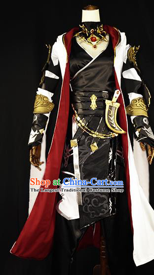 Chinese Ancient Cosplay Young Knight Clothing Traditional Hanfu Swordsman Costume for Men