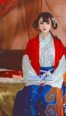 Chinese Traditional Cosplay Maidservants Dress Custom Ancient Swordswoman Costume for Women