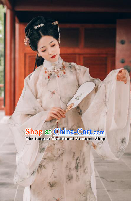 Traditional Chinese Ming Dynasty Nobility Lady Hanfu Dress Ancient Princess Replica Costumes for Women