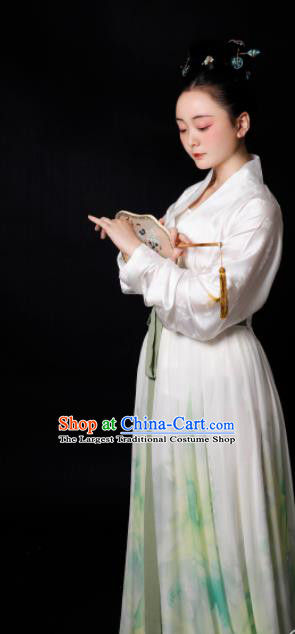 Traditional Chinese Song Dynasty Rich Mistress Hanfu Dress Ancient Drama Aristocratic Lady Replica Costumes for Women