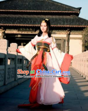 Chinese Traditional Cosplay Tang Dynasty Princess Costumes Ancient Female Swordsman Hanfu Dress for Women