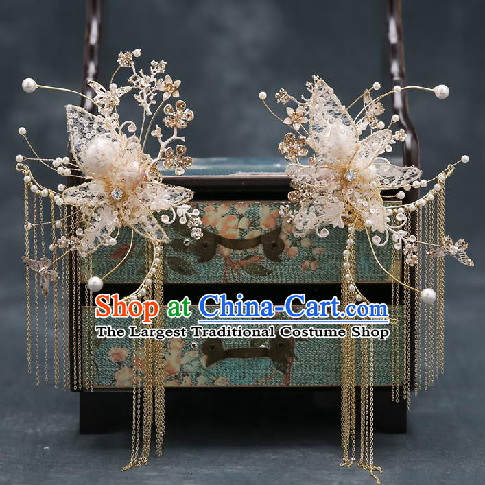 silk wedding flowers hair accessories