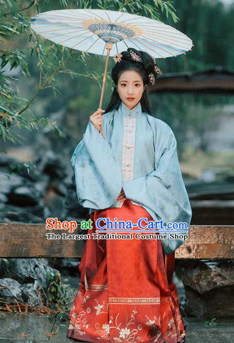 Chinese Ancient Princess Hanfu Dress Traditional Ming Dynasty Nobility Lady Embroidered Costumes for Women