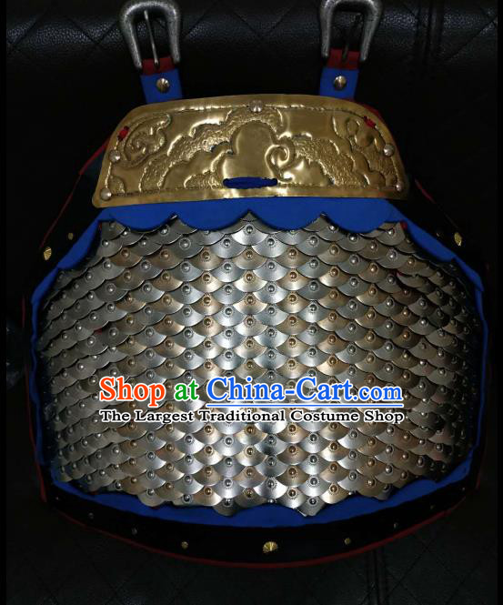 Chinese Traditional Ming Dynasty Imperial Bodyguard Vest Armor Ancient Swordsman Dragon Scales Breastplate for Men