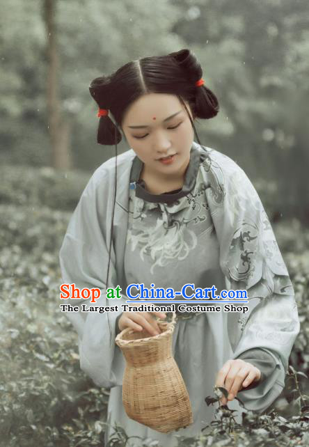 Traditional Chinese Ancient Palace Lady Robe Tang Dynasty Court Maid Historical Costumes for Women