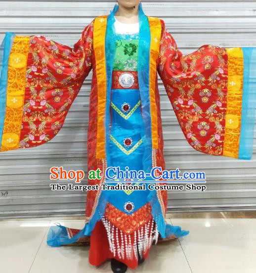 Chinese Ancient Empress Costumes Traditional Tang Dynasty Court Queen Hanfu Dresses for Women