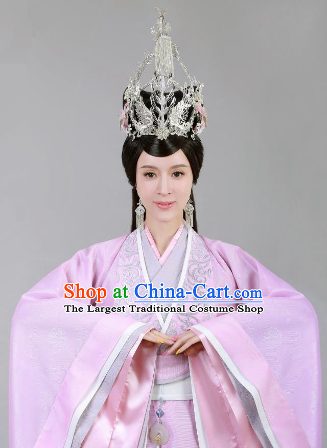 Chinese Historical Drama Swords of Legends Ancient Imperial Consort Shu Costume and Headpiece for Women