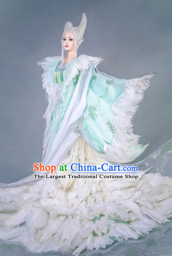 Chinese Historical Drama Swords of Legends Ancient Fairy Princess Xue Ji Costume and Headpiece for Women