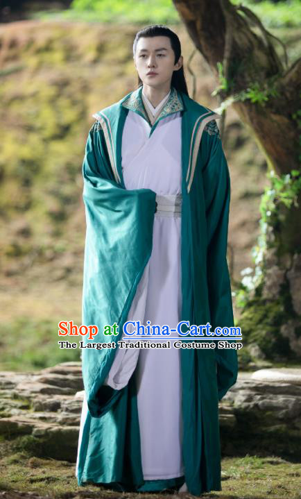 Chinese Ancient Lord of the Underworld Drama Sansheng Sanshi Pillow Eternal Love of Dream Xie Guchou Costumes for Men