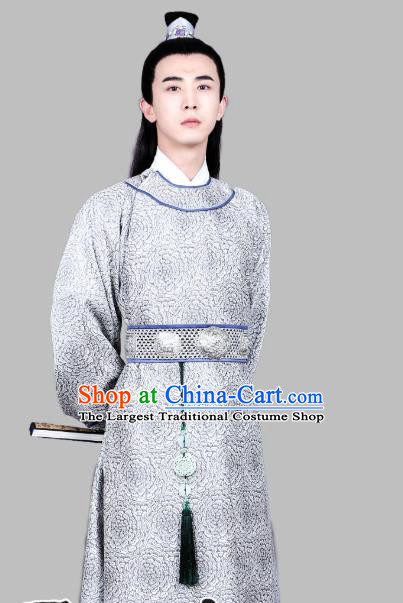 Chinese Ancient Song Dynasty Apparels Costumes and Hair Accessories Drama Kai Feng Qi Tan Gifted Scholar Bao Zheng Robe Garment