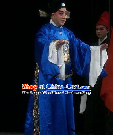 Chinese Peking Opera Official Costumes Apparels Selling Youlang Exclusive to the Flower Leader Minister Garment and Hat