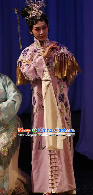 Chinese Kun Opera Patrician Female The Fragrant Companion Apparels Costumes Peking Opera Hua Tan Noble Lady Dress Garment and Headdress