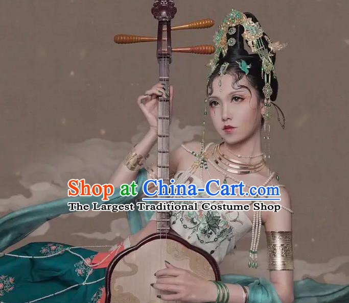 Chinese Dance National Treasure Flying Apsaras Dress Traditional Classical Dance Stage Performance Costume for Women