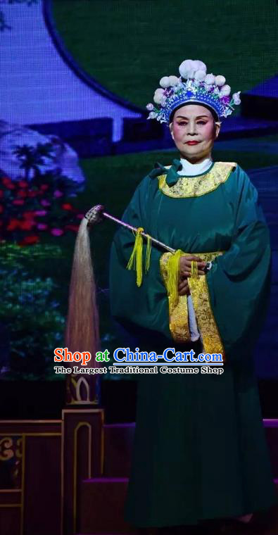 Chinese Yue Opera Eunuch Costumes and Headwear Shaoxing Opera Tian Dao Zheng Yi Court Servant Apparels Garment