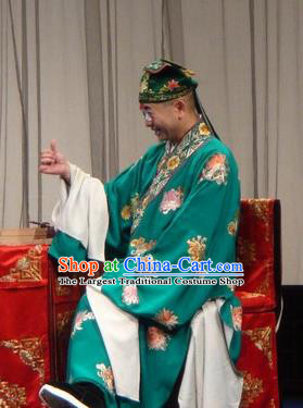 The Legend of Hairpin Chinese Kun Opera Han Shizhong Apparels Costumes and Headwear Kunqu Opera Clown Garment Clothing