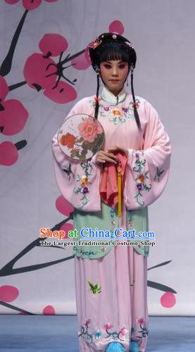 Chinese Ping Opera Actress Noble Lady Qin Xuemei Costumes and Headpieces Xue Yu Bing Shuang Traditional Pingju Opera Dress Hua Tan Garment Apparels