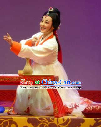 Chinese Shaoxing Opera Hua Tan Chun Xiang Korean Garment and Headdress Chunh Yang Yue Opera Geisha Dress Costumes Hanbok Apparels