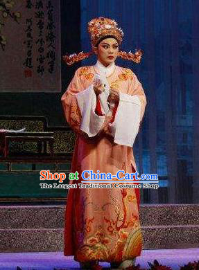 Chinese Yue Opera Young Male Niche Apparels Costumes and Hat Xun An Zhan Fu Shaoxing Opera Xiaosheng Garment Scholar Xu Qing Embroidered Robe