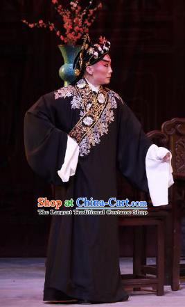 Seven Heros Five Gallants Chinese Peking Opera Takefu Garment Costumes and Headwear Beijing Opera Martial Male Apparels Swordsman Clothing