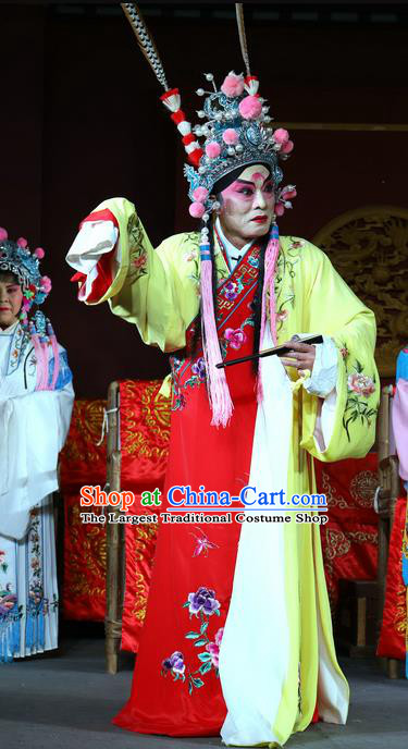 Chu Gong Hui Chinese Sichuan Opera Prince Jian Apparels Costumes and Headpieces Peking Opera Xiaosheng Garment Young Male Clothing