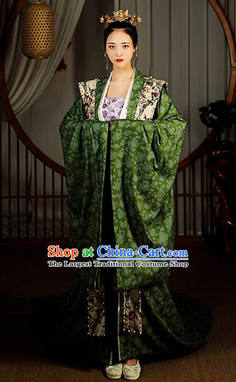 Chinese Ancient Song Dynasty Imperial Consort Hanfu Dress Traditional Garment Court Woman Historical Costumes Complete Set