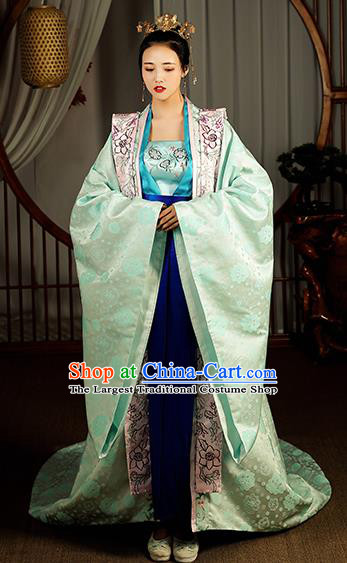 Chinese Traditional Song Dynasty Imperial Consort Hanfu Dress Ancient Garment Court Queen Historical Costumes Complete Set