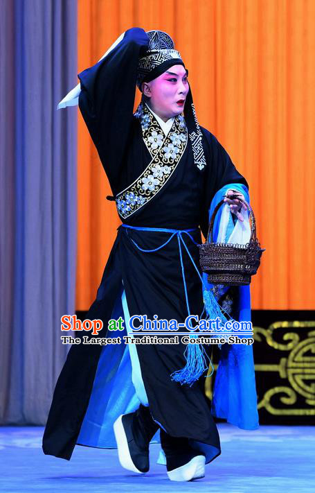 Yu Bei Pavilion Chinese Peking Opera Scholar Liu Chunsheng Garment Costumes and Headwear Beijing Opera Young Male Apparels Clothing