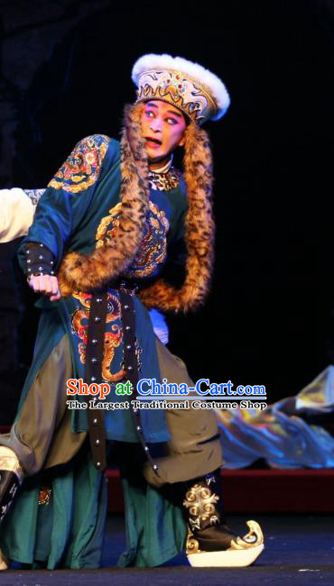 Da Meng Chang Ge Chinese Peking Opera Xiaosheng Garment Costumes and Headwear Beijing Opera Young Male Zhang Anguo Apparels Clothing