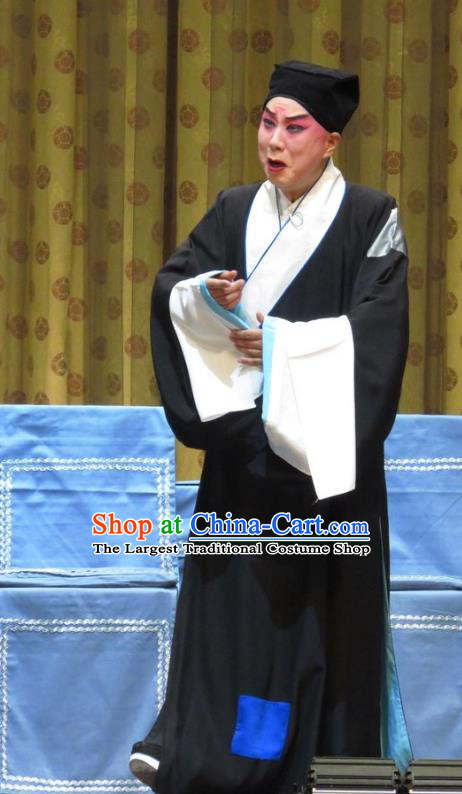 Jin Yunu Chinese Bangzi Opera Poor Scholar Mo Ji Apparels Costumes and Headpieces Traditional Hebei Clapper Opera Young Male Garment Beggar Clothing