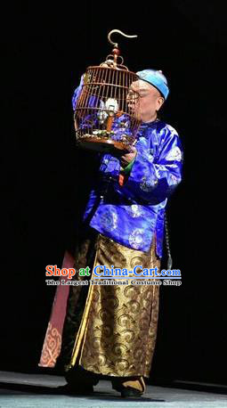 Da Qing Yu Shi Chinese Shanxi Opera Bully Apparels Costumes and Headpieces Traditional Jin Opera Garment Qing Dynasty Childe Clothing