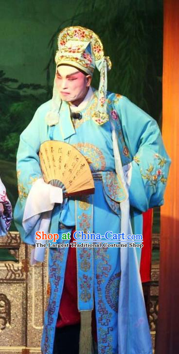 The Mad Monk by the Sea Chinese Guangdong Opera Bully Apparels Costumes and Headwear Traditional Cantonese Opera Local Tyrant Garment Ling Tianyan Clothing