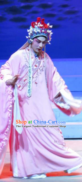 The Strange Stories Chinese Guangdong Opera Xiaosheng Apparels Costumes and Headwear Traditional Cantonese Opera Wang Yuanfeng Garment Young Male Clothing