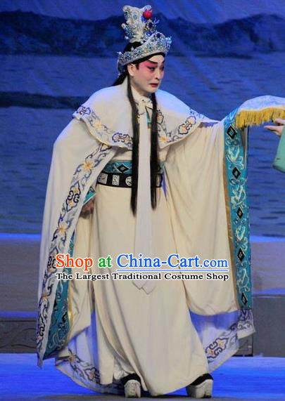 Chinese Three Kingdoms Period Prince Cao Zhi Apparels Costumes and Headwear Traditional Ancient Young Male Garment Childe Clothing