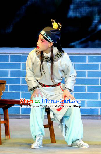 Fu Gui Rong Hua Chinese Sichuan Opera Takefu Qian Rongsong Apparels Costumes and Headpieces Peking Opera Highlights Wusheng Garment Martial Male Clothing