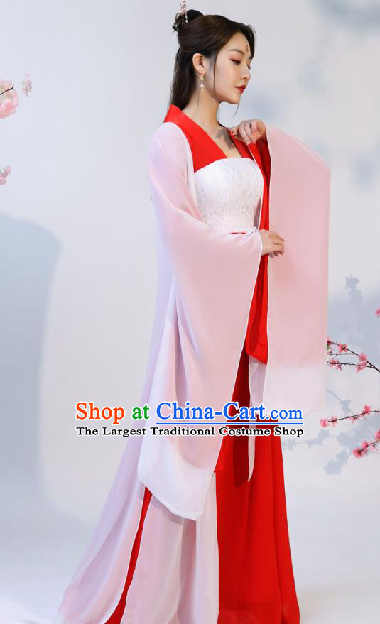 Chinese Ancient Drama Noble Infanta Hanfu Dress Apparels Traditional Song Dynasty Patrician Lady Historical Costumes