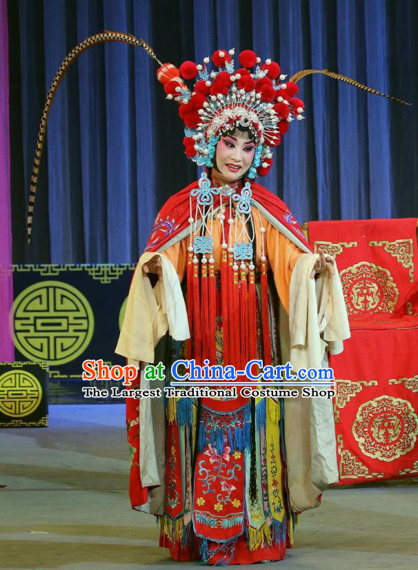 Chinese Sichuan Highlights Opera Hua Tan Chen Xingyuan Garment Costumes and Headdress Chong Tai Bie Traditional Peking Opera Actress Dress Princess Apparels